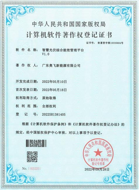 知识产权证书